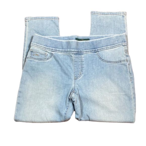 Ralph Lauren Light Blue Denim Crop Jeans, Size 6